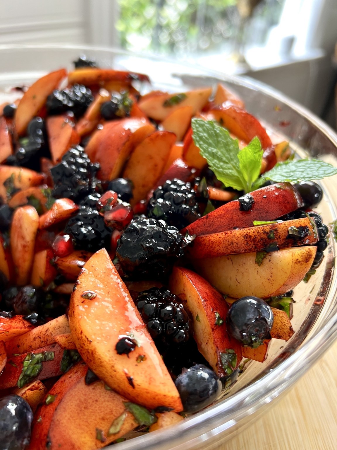 Peach Fruit Salad Ali In The Valley